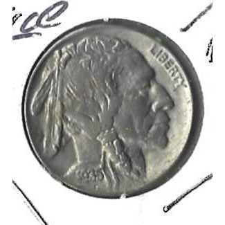 1935 US Buffalo Nickel AU/UNC