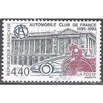 France 1995 Michel 3116 O Cote (2008) 1.50 € 50 Ans Automobile Club de France