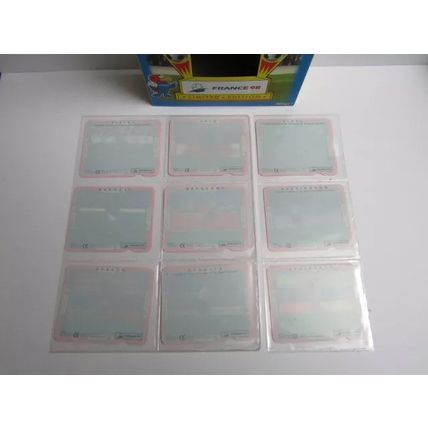 Nestle 1998 Shreddies Cereal Box France 98 World Cup Stars Action Replay Cards