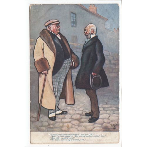 Humour of Life Ireland 1908 Irish Comic Oilette Art Postcard
