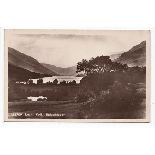 Loch Voil Balquhidder RP Postcard Stirlingshire 23709