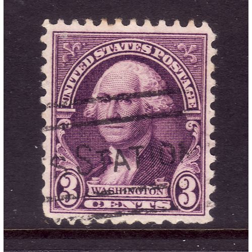 USA 1932 3c DEEP VIOLET PRES WASHINGTON SG 720 FINE USED#3
