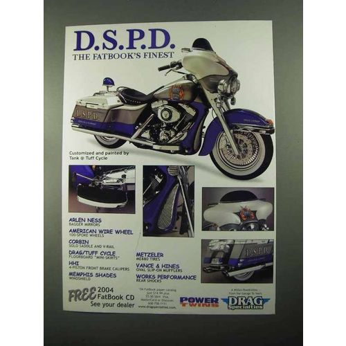 2004 Drag Specialties Ad - D.S.P.D. Fatbook's Finest