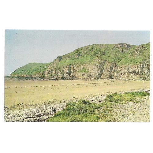 BREAN DOWN, Somerset. unused vintage postcard pub. by Plastichrome =