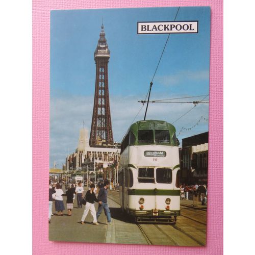 Blackpool Tower & Tram, Lancashire, BLPL-0002 Postcard #21