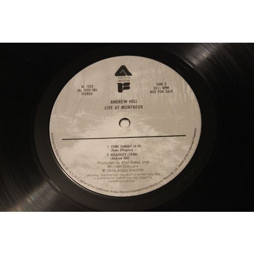 Andrew Hill Promo LP with Original Record Company Sleeve-LIVE AT MONTREUX STEREO