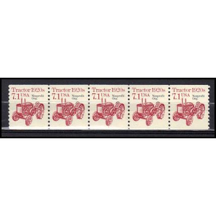 2127a 7.1c Tractor Very Fine MNH Dry Gum PNC 1/5 X0828