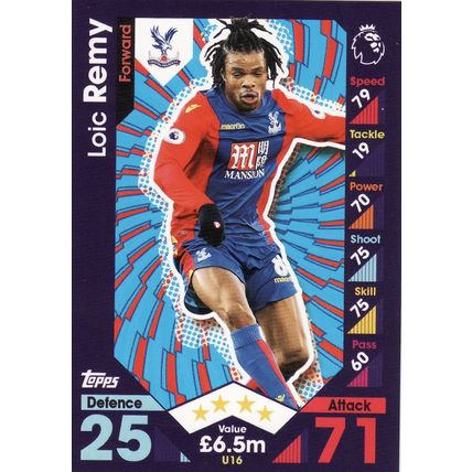 Match Attax 2016/2017 Extra U16 Loic Remy Crystal Palace