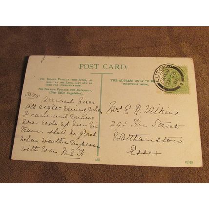 1908 fr Postcard Exeter Cathedral from N.W - Devon