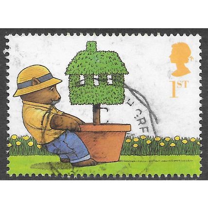 GB BEAR SUN HAT GARDENING TOPIARY TREE HOUSE HEDGE USED CDS NOT PADDINGTON