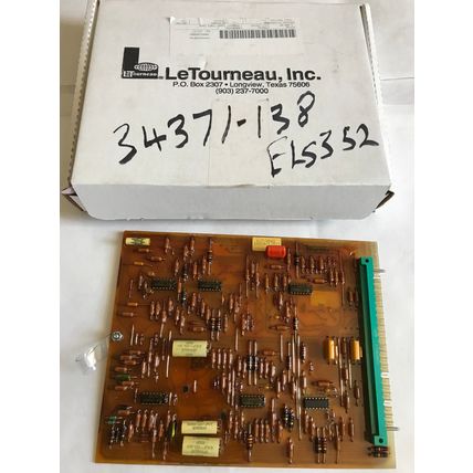 MARATHON LETOURNEAU 417-2842 ERROR/LIMIT BOARD,411-9172,090699 48,040299 44,ES