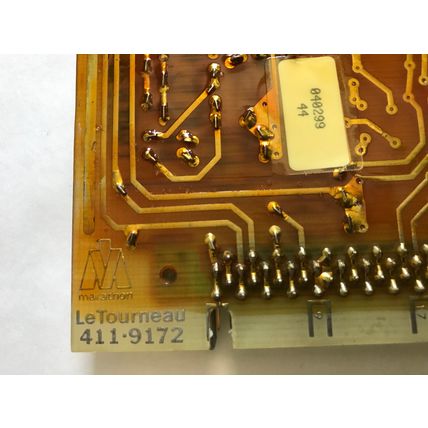 MARATHON LETOURNEAU 417-2842 ERROR/LIMIT BOARD,411-9172,090699 48,040299 44,ES