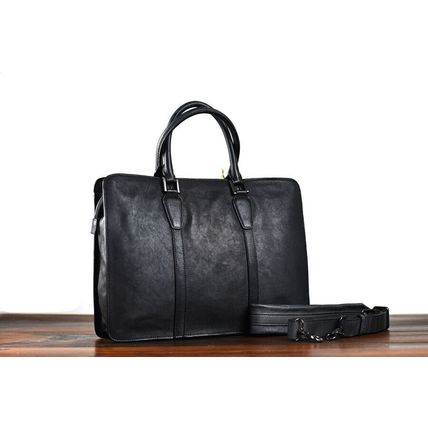 Nouveau sac à main homme cuir tanné végétal rétro Horizontal