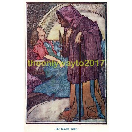 Sleeping Beauty, She Fainted Away, Charles Robinson, Modern Reproduction