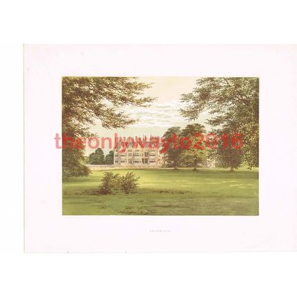 Bearwood, Nr Wokingham, Berks, England, Book Illustration, c1880