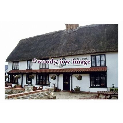 pu1222 - The Black Bull Pub , Balsham , Cambridgeshire - print