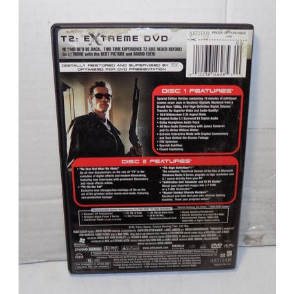 Terminator 2 Judgement Day T2 The Extreme DVD Edition 2003
