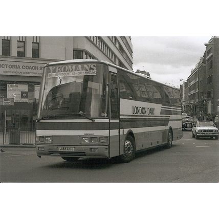 Black & White Photograph of G. H. Yeomans Motors Ltd. of Canon Pyon - J158 CCJ