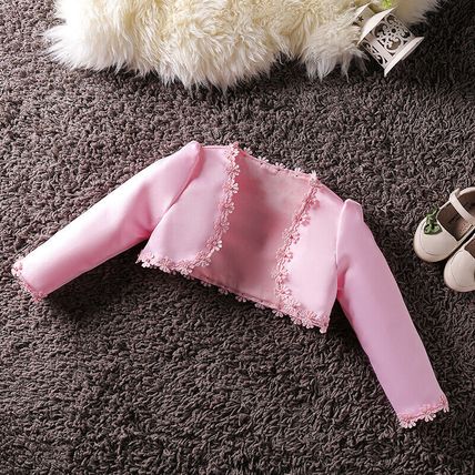 Girl Bolero Satin Jacket Open Front Satin Shrug Cardigan Cape Shawl Wedding Tops