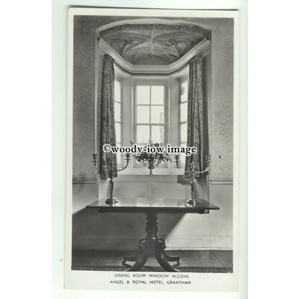 tp9997 - Lincs - Dining Room at The Angel & Royal Hotel, in Grantham - postcard