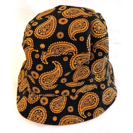 KBEthos Black & Gold Cotton Bucket Fisherman Hat One Size Adult