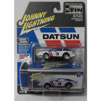 JOHNNY LIGHTNING 1981 DATSUN 280ZX # 3 . BRE TRIBUTE ' Storage Tin ' (2024)