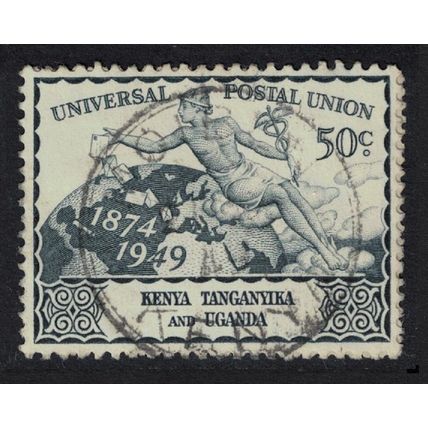 KUT 75th Anniversary of UPU 50 cents 1949 Canc SG#161