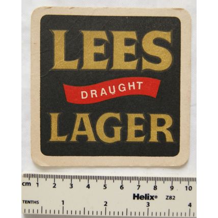 Beer Mat - Lees Draught Lager