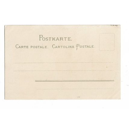 Art Nouveau, European, Dutch? Lady In Traditional Costume, Glamour Postcard.
