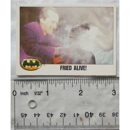 1989 Topps Batman card No.50 - Fried Alive