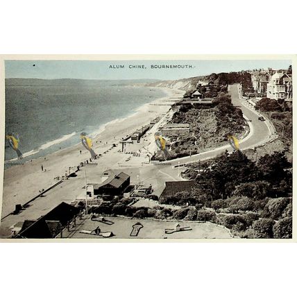 Alum Chine, Bournemouth, Dorset, B2009 Dennis Photoblue Postcard, 1964