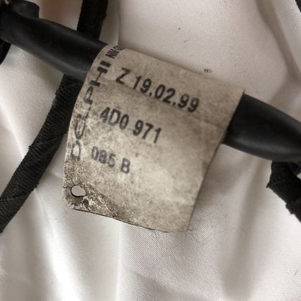 Audi A8 S8 D2 4D0971085B Rear Bumper Wiring Harness + Ultrasonic Park Sensors