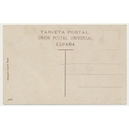 Tenerife. Rambla de Pulido Santa Cruz early 20th C. RPPC Spain Nobrega 2523