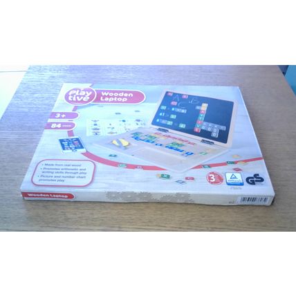 WOODEN LAPTOP by Play-tive ( Lidl) in Box