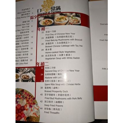 Gourmet Of Fortune~Chinese New Year Recipes Cook Book