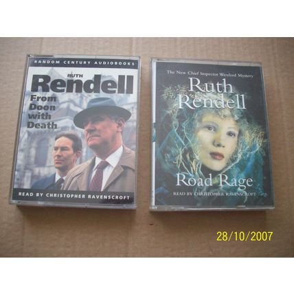 Ruth Rendell-From Doon with Death & Road Rage - 4 Audio Cassettes