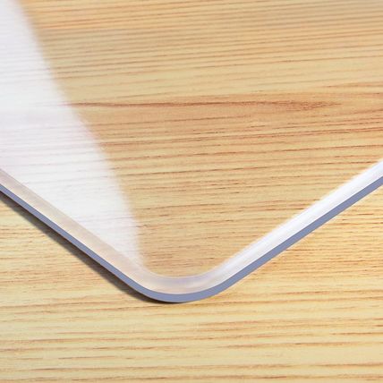 Thickest Chair Mat for Hardwood Floor - 1/8" Thick 47" X 35" Crystal Clear Chair