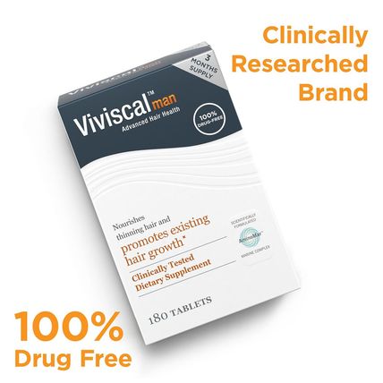 Viviscal Men'S Hair Growth Supplements for Thicker, Fuller Hair | Clinically Pro