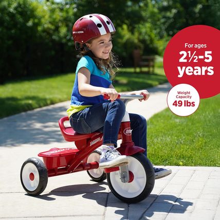 Radio Flyer Red Rider Trike, Outdoor Toddler Tricycle, for Ages 2.5-5 (Amazon Ex