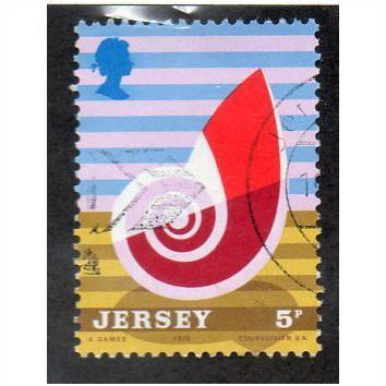 JER 1975 5p 'JERSEY TOURISM' FINE USED (EBID 16352)