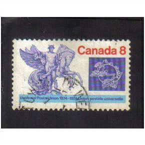 1974 canada upu centenary 8c f/u sg790