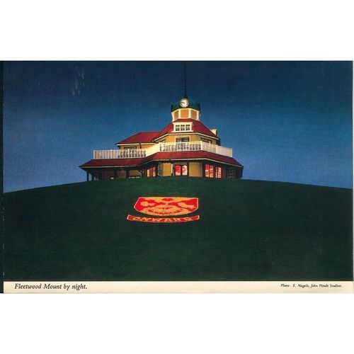 Fleetwood Mount By Night, Lancashire - John Hinde Ltd. 3/1416 - c1960's