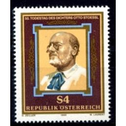 AUSTRIA 1986 - Otto Stoessl - 50th Death Anniv. - Writers - Arts - Famous MNH **