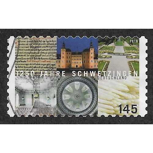 GER 2016 €1.45 (S/A) '1250TH ANN OF SCHWETZINGEN' FINE USED (EBID60-412)