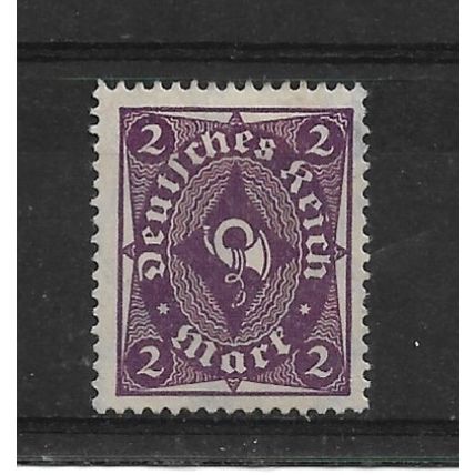 Germany.SG204 2m Posthorn (Purple).Mounted Mint.Nov21