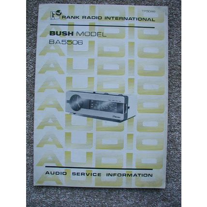 BUSH BA5506 Service information Original Service manual