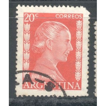 Argentina stamps SG837 - 1952 - Eva Peron 20c - used 5