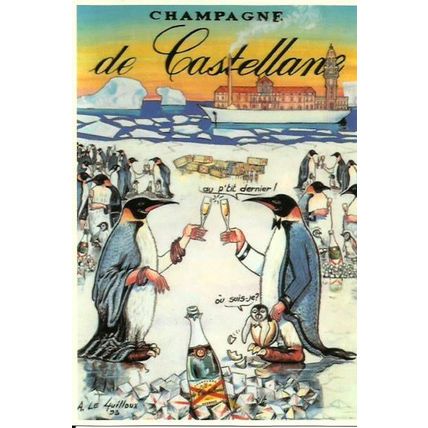 Advertising CASTELLANE CHAMPAGNE Postcard (Mayfair FC 319)