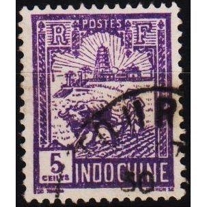 Vietnam(Indo China). 1927 5c S.G.144 Used