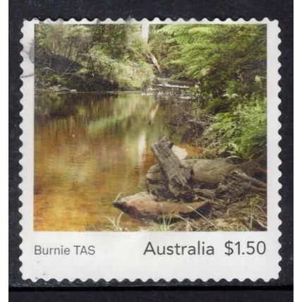 AUSTRALIA: 2025 BURNIE, TASMANIA, TOURISM, USED SELF-ADHESIVE $1.50 STAMP. 027